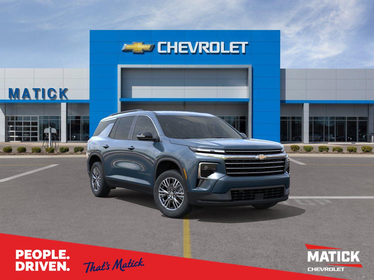 Lakeshore Blue Metallic 2026 Chevrolet Traverse SUV / Crossover Front-Wheel Drive 8-Speed Automatic