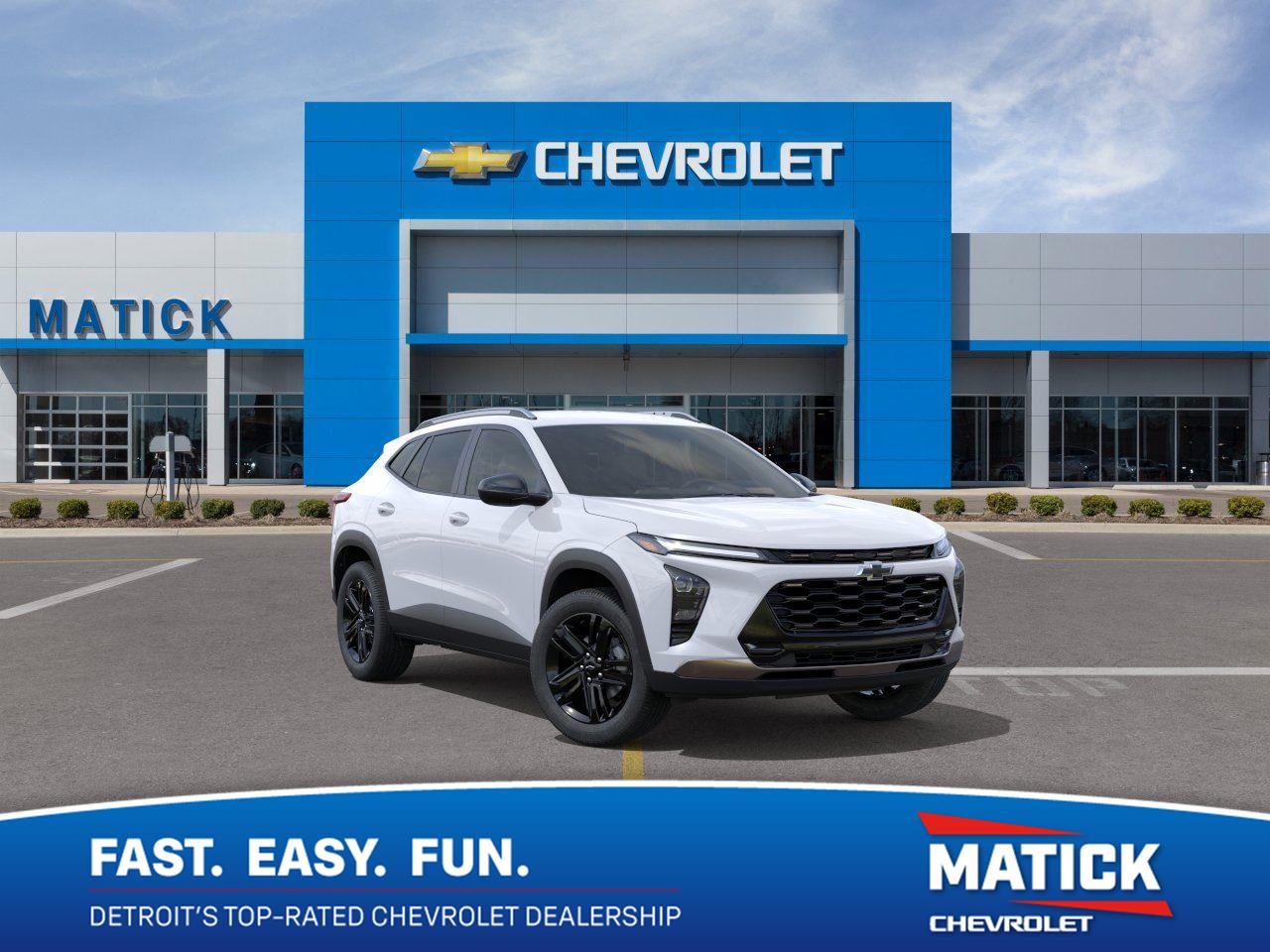 Summit White 2026 Chevrolet Trax SUV / Crossover Front-Wheel Drive 6-Speed Automatic