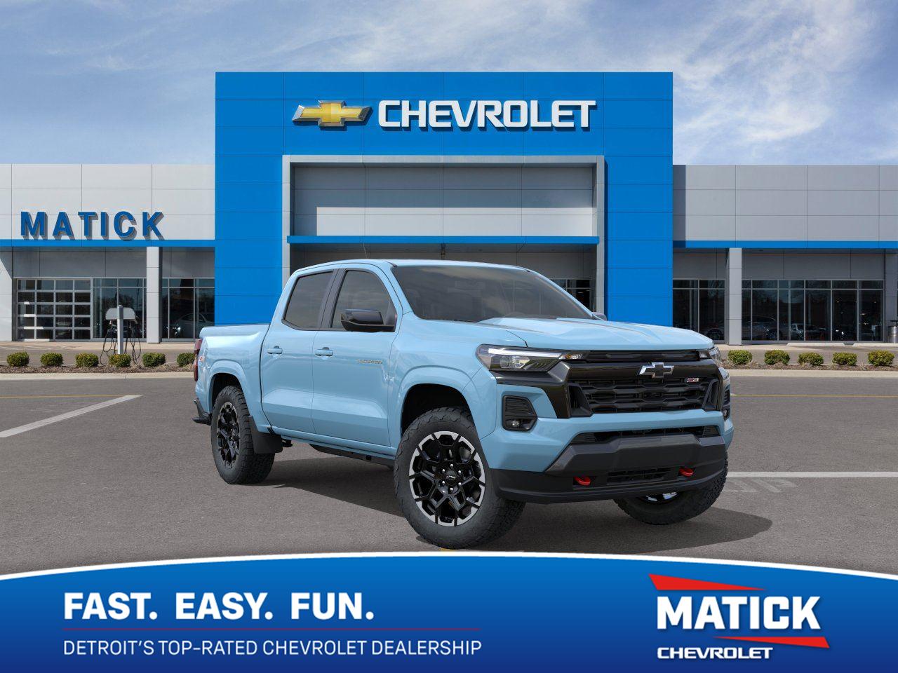 Snowdrift Metallic 2026 Chevrolet Colorado Pickup Truck Four-Wheel Drive 8-Speed Automatic