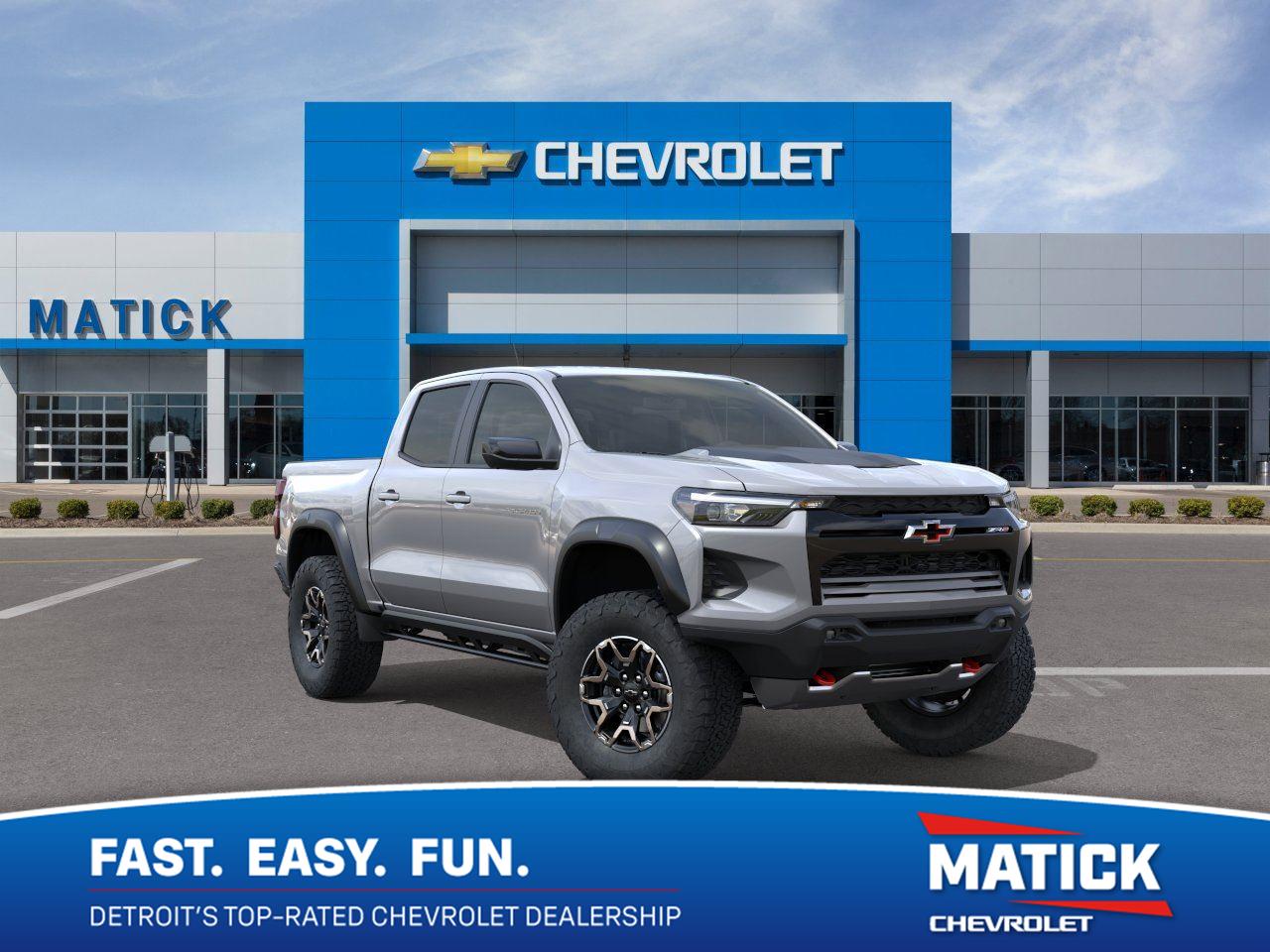 Sterling Gray Metallic 2026 Chevrolet Colorado Pickup Truck Four-Wheel Drive 8-Speed Automatic