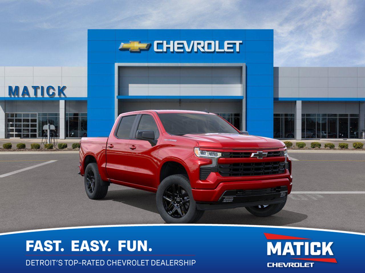 Radiant Red Tintcoat 2026 Chevrolet Silverado 1500 Pickup Truck Four-Wheel Drive Automatic