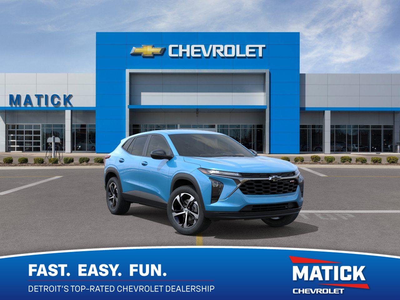Marina Blue Metallic 2026 Chevrolet Trax SUV / Crossover Front-Wheel Drive 6-Speed Automatic