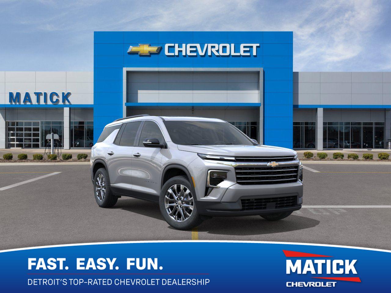 Sterling Gray Metallic 2026 Chevrolet Traverse SUV / Crossover Front-Wheel Drive 8-Speed Automatic