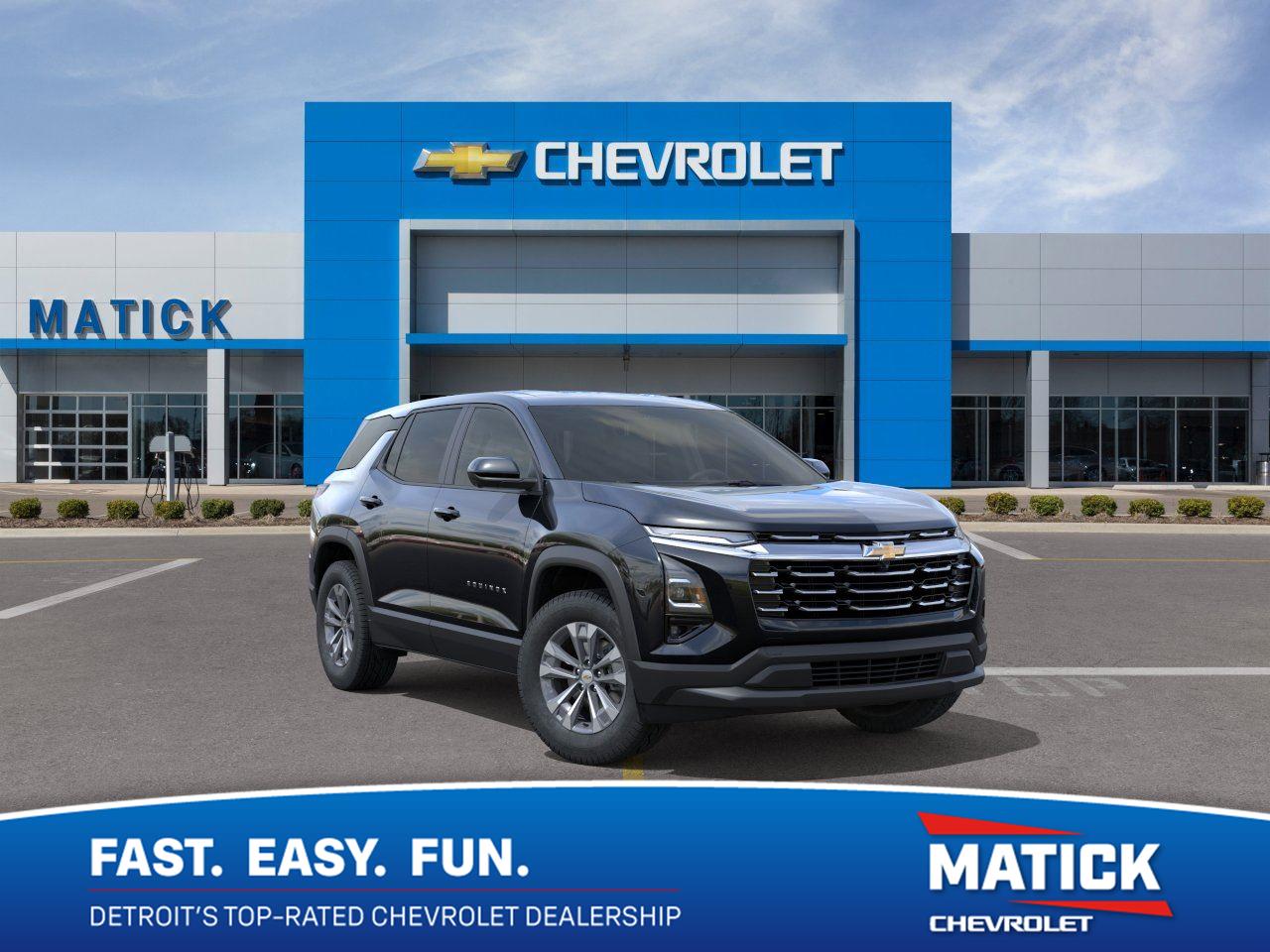 Mosaic Black Metallic 2026 Chevrolet Equinox SUV / Crossover Front-Wheel Drive Continuously Variable Transmission