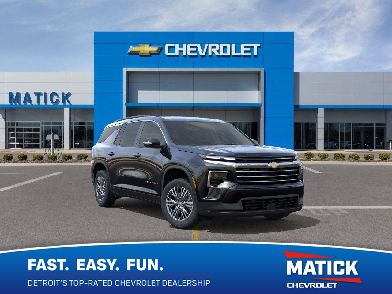 Mosaic Black Metallic 2026 Chevrolet Traverse SUV / Crossover Front-Wheel Drive 8-Speed Automatic