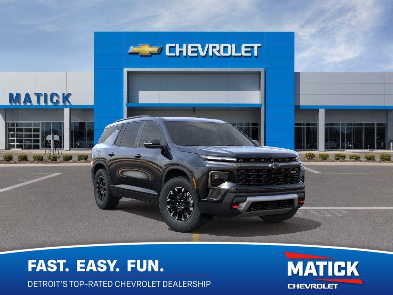 Mosaic Black Metallic 2026 Chevrolet Traverse SUV / Crossover Four-Wheel Drive 8-Speed Automatic