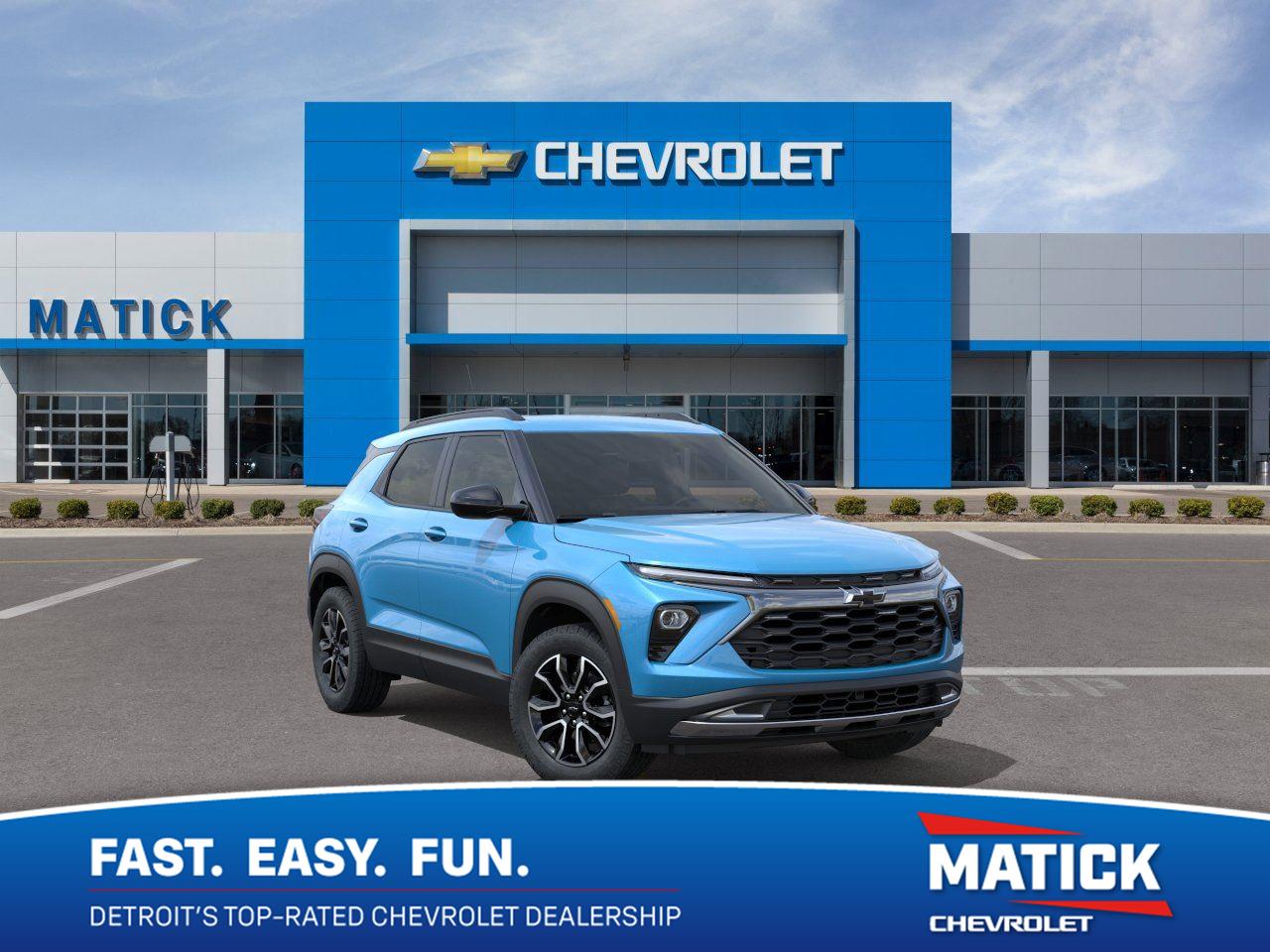 Marina Blue Metallic 2026 Chevrolet Trailblazer SUV / Crossover Front-Wheel Drive Continuously Variable Transmission