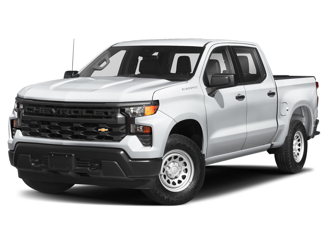 Summit White 2024 Chevrolet Silverado 1500 Pickup Truck Four-Wheel Drive 8-Speed Automatic