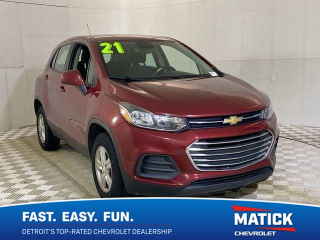 Red (Crimson Metallic) 2021 Chevrolet Trax SUV / Crossover All-Wheel Drive 6-Speed Automatic