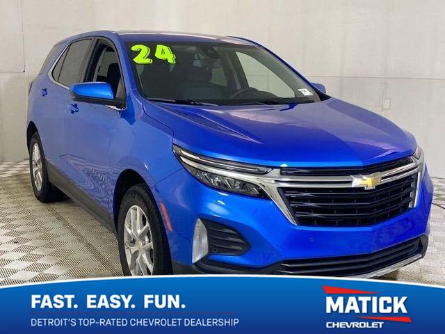 Riptide Blue Metallic 2024 Chevrolet Equinox SUV / Crossover Front-Wheel Drive 6-Speed Automatic Overdrive
