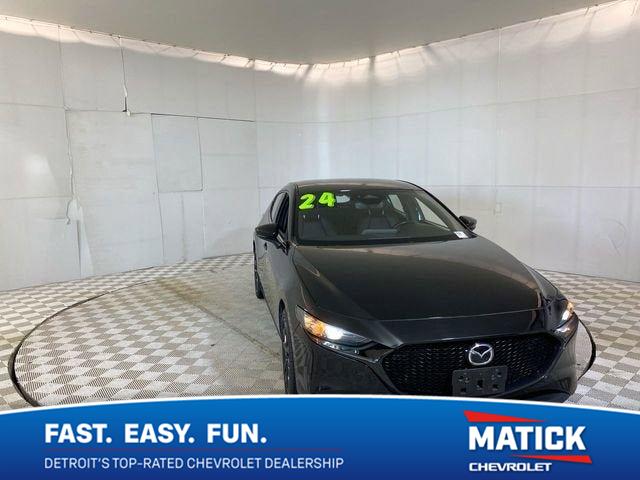 Jet Black Mica 2024 Mazda MAZDA3 Hatchback Front-Wheel Drive Automatic