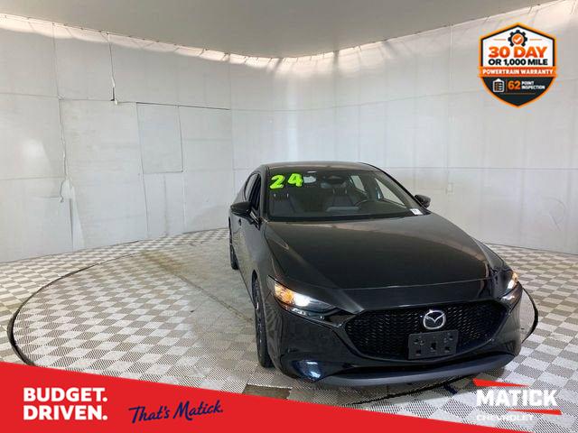 Jet Black Mica 2024 Mazda MAZDA3 Hatchback Front-Wheel Drive Automatic