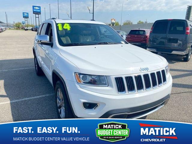 Bright White Clearcoat 2014 Jeep Grand Cherokee SUV / Crossover Four-Wheel Drive 8-Speed Automatic