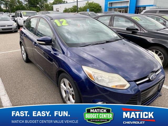 Kona Blue Metallic 2012 Ford Focus Hatchback Front-Wheel Drive 6-Speed Automatic