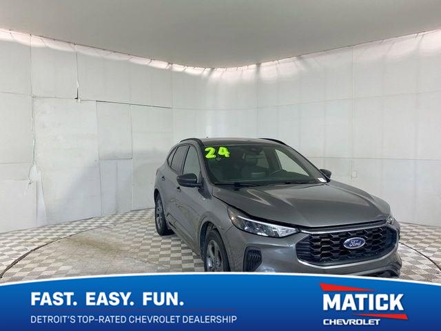 Carbonized Gray 2024 Ford Escape SUV / Crossover Front-Wheel Drive 8-Speed Automatic