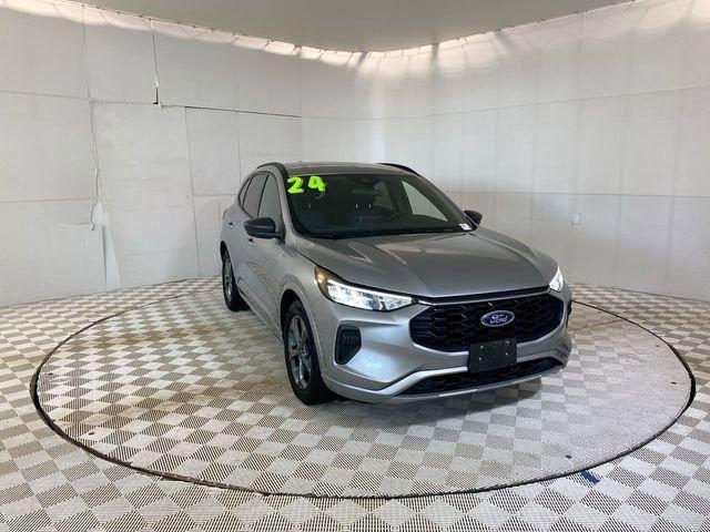 Iconic Silver 2024 Ford Escape SUV / Crossover Front-Wheel Drive 8-Speed Automatic