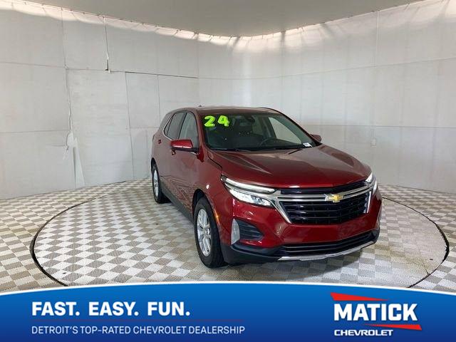 Radiant Red Tintcoat 2024 Chevrolet Equinox SUV / Crossover Front-Wheel Drive 6-Speed Automatic Overdrive