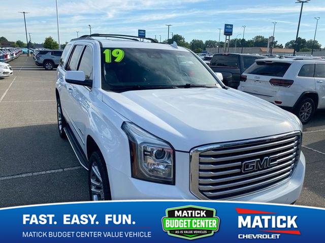Summit White 2019 GMC Yukon SUV / Crossover Four-Wheel Drive 6-Speed Automatic