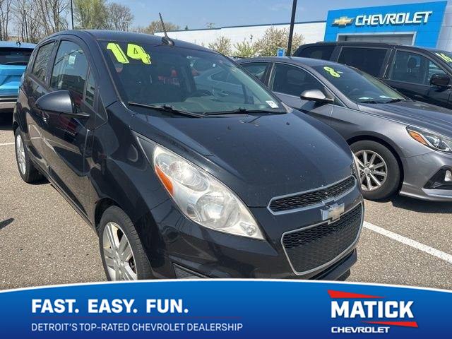 Black Granite 2014 Chevrolet Spark Hatchback Front-Wheel Drive Continuously Variable Transmission