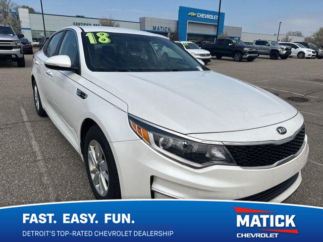 Snow White Pearl 2016 Kia Optima Sedan Front-Wheel Drive 6-Speed Automatic