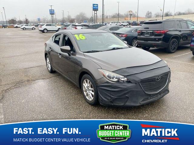 Meteor Gray Mica 2016 Mazda MAZDA3 Sedan Front-Wheel Drive Automatic