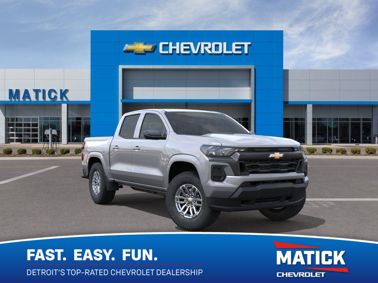 Sterling Gray Metallic 2026 Chevrolet Colorado Pickup Truck Four-Wheel Drive 8-Speed Automatic