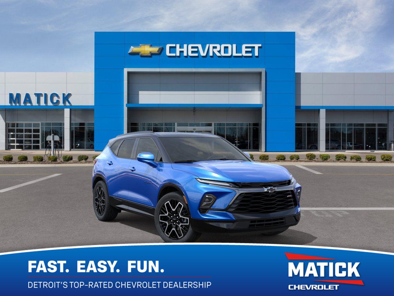 Riptide Blue Metallic 2026 Chevrolet Blazer SUV / Crossover All-Wheel Drive 9-Speed Automatic