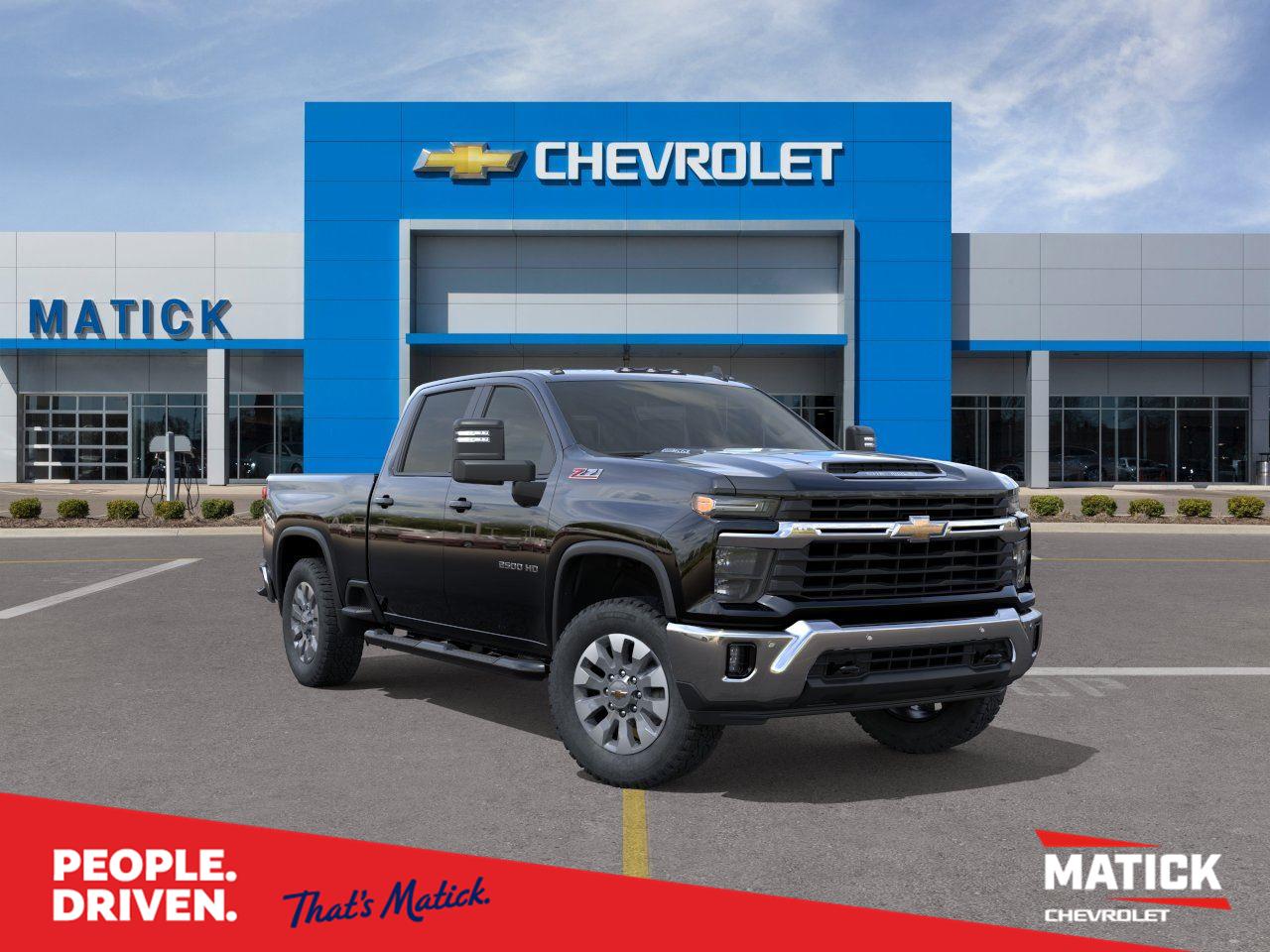 Black 2026 Chevrolet Silverado 2500HD Pickup Truck Four-Wheel Drive Automatic