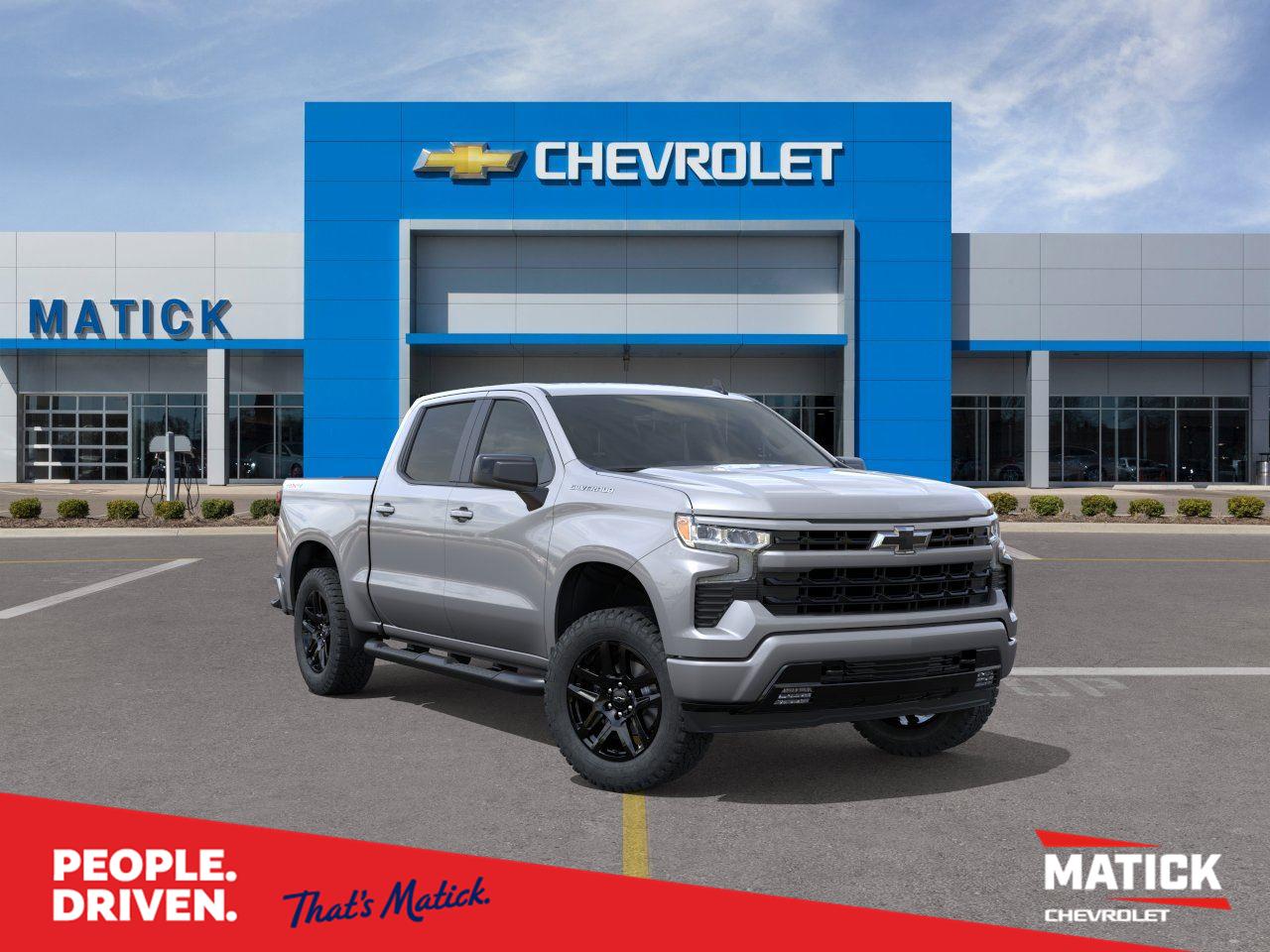 Sterling Gray Metallic 2026 Chevrolet Silverado 1500 Pickup Truck Four-Wheel Drive Automatic