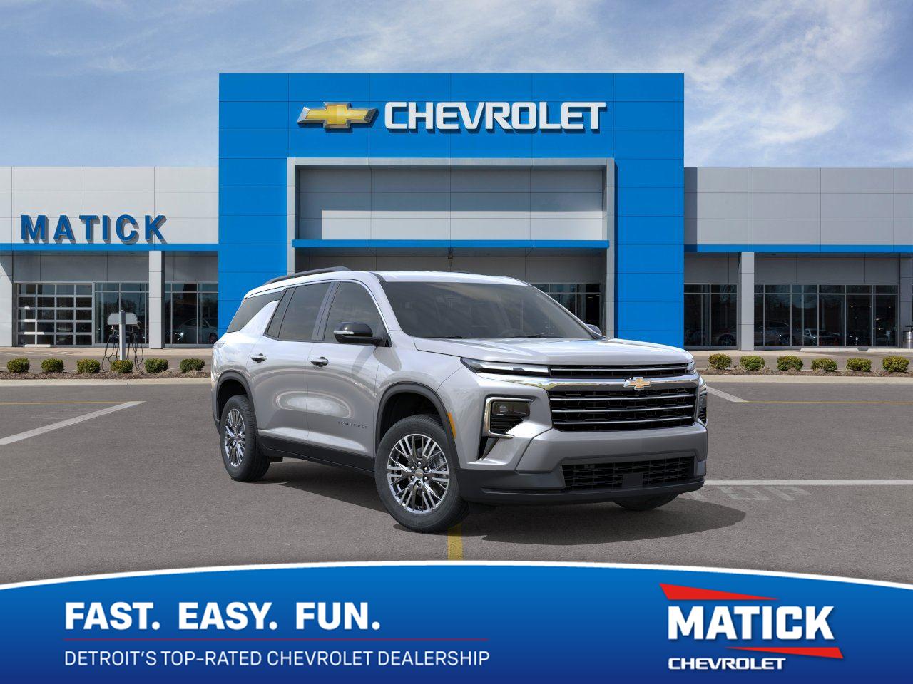 Sterling Gray Metallic 2026 Chevrolet Traverse SUV / Crossover Front-Wheel Drive 8-Speed Automatic