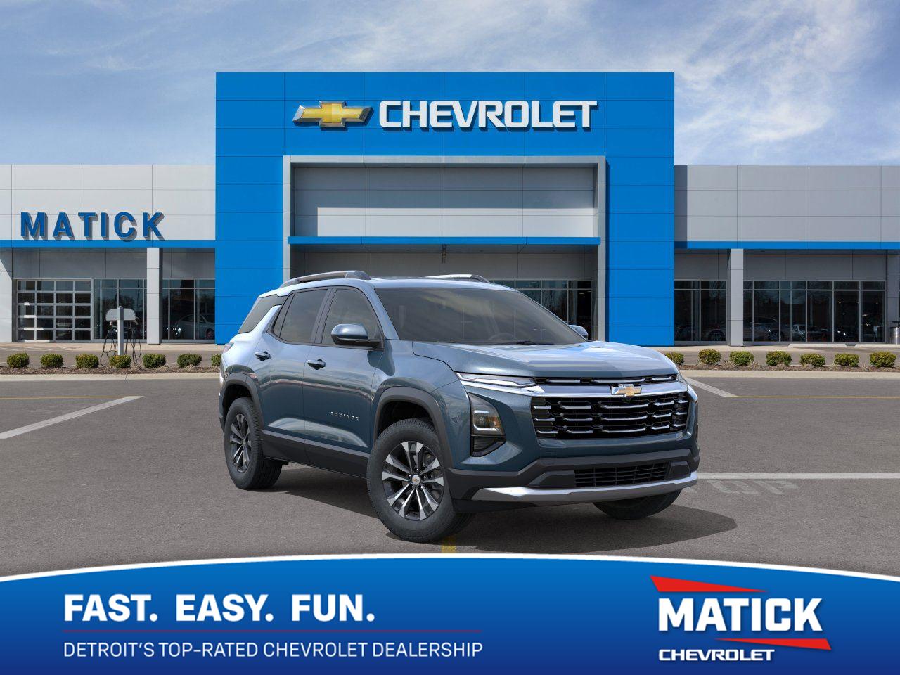 Lakeshore Blue Metallic 2027 Chevrolet Equinox SUV / Crossover Four-Wheel Drive 8-Speed Automatic
