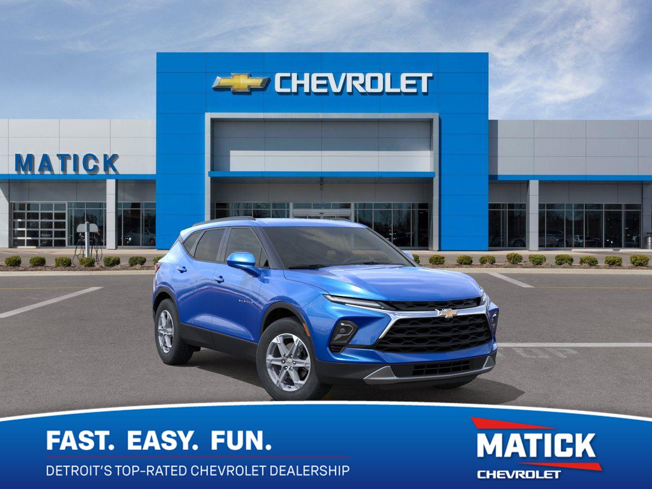 Riptide Blue Metallic 2026 Chevrolet Blazer SUV / Crossover 9-Speed Automatic
