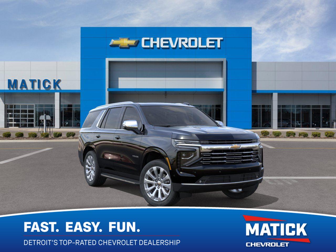 Black 2026 Chevrolet Tahoe SUV / Crossover Four-Wheel Drive Automatic