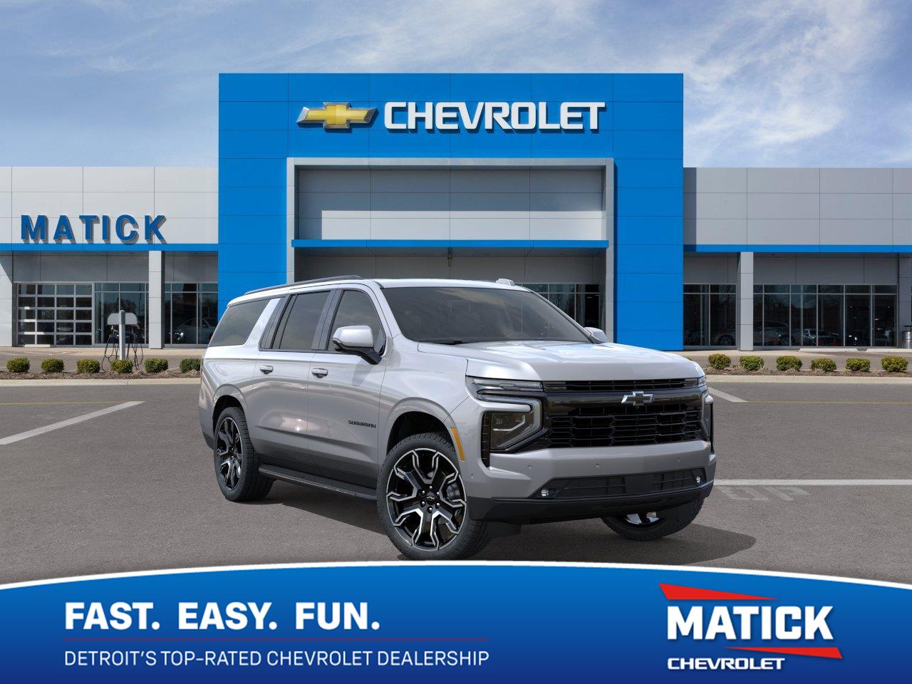 Sterling Gray Metallic 2026 Chevrolet Suburban SUV / Crossover Four-Wheel Drive Automatic