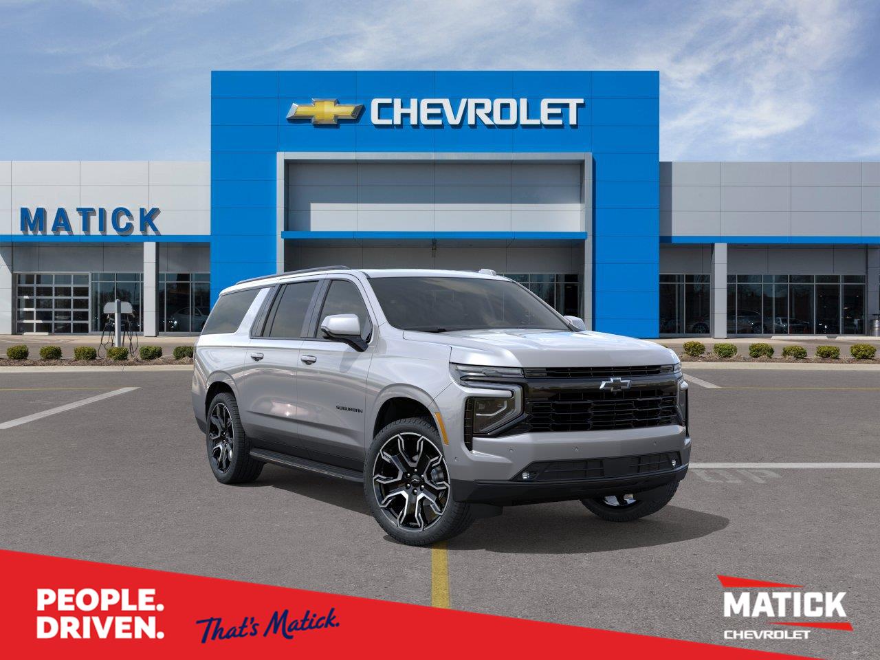 Sterling Gray Metallic 2026 Chevrolet Suburban SUV / Crossover Four-Wheel Drive Automatic