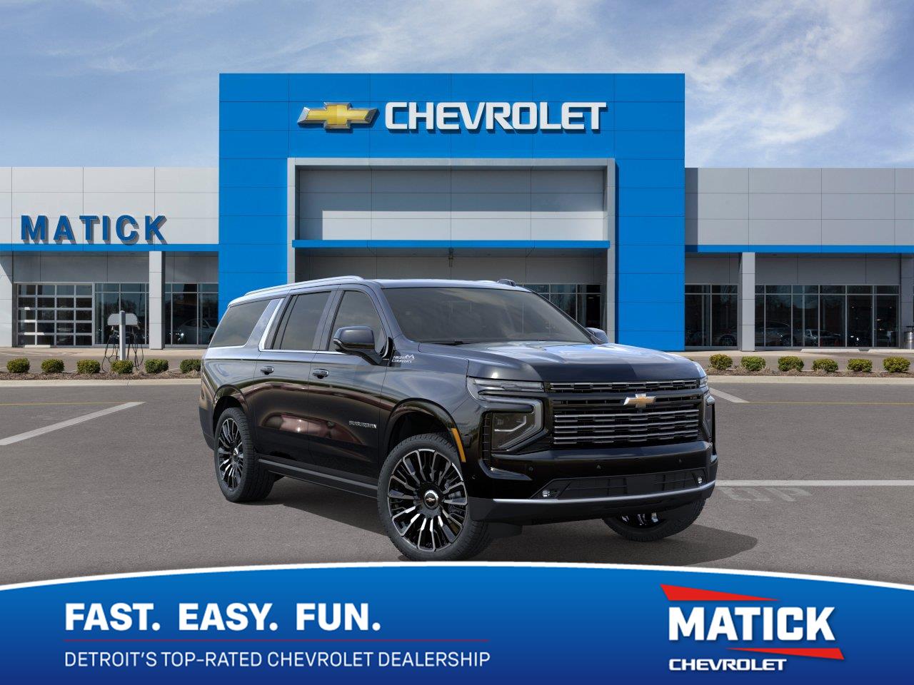 Black 2026 Chevrolet Suburban SUV / Crossover Four-Wheel Drive Automatic
