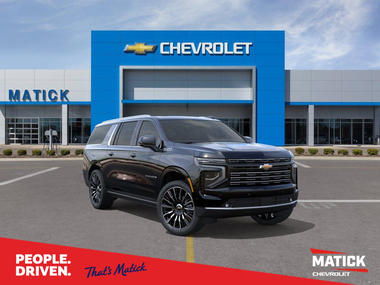 Black 2026 Chevrolet Suburban SUV / Crossover Four-Wheel Drive Automatic