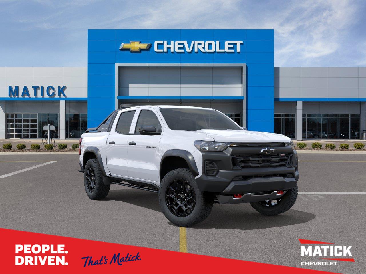 Summit White 2026 Chevrolet Colorado Pickup Truck Four-Wheel Drive 8-Speed Automatic