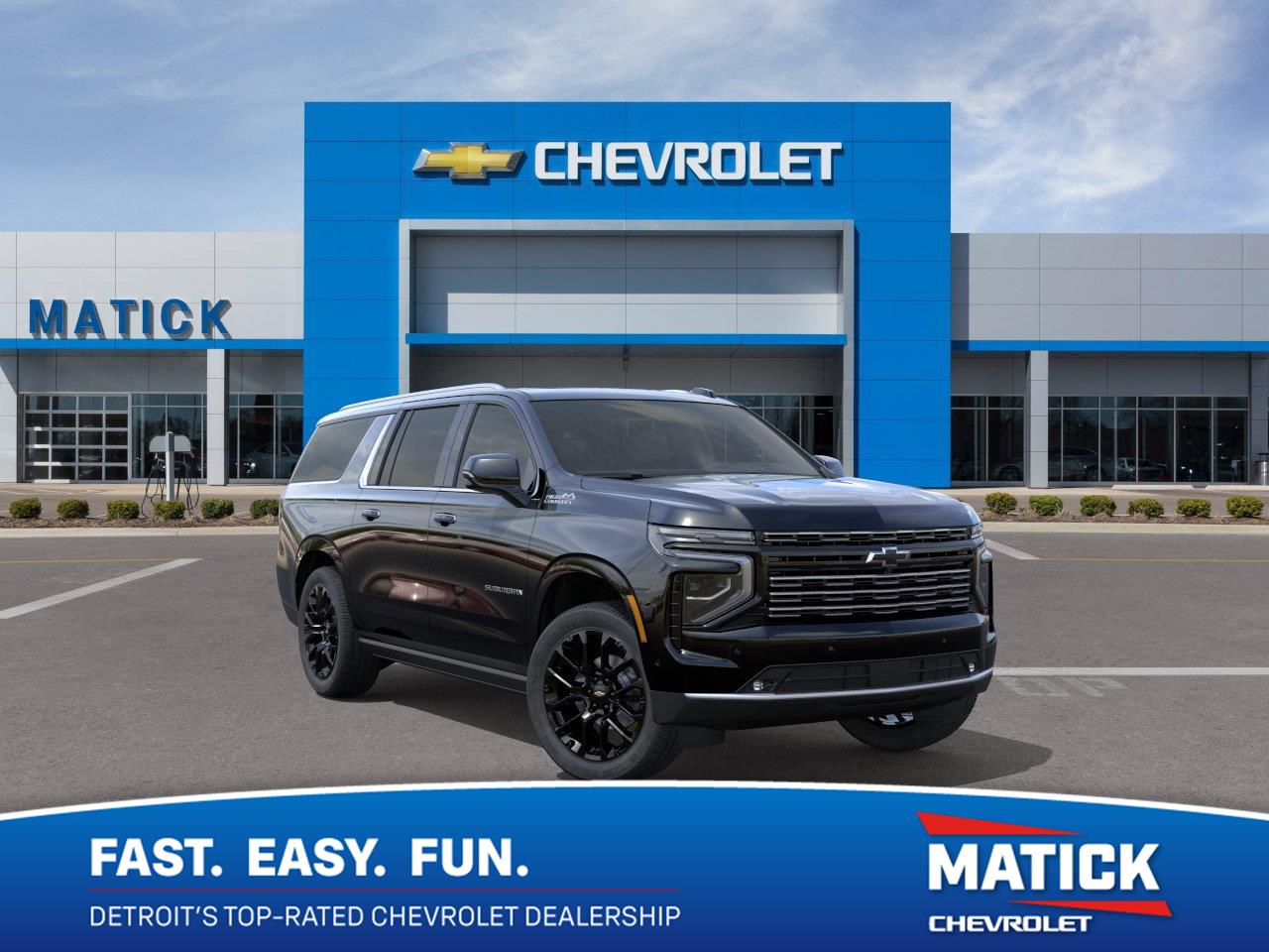 Black 2026 Chevrolet Suburban SUV / Crossover Four-Wheel Drive Automatic