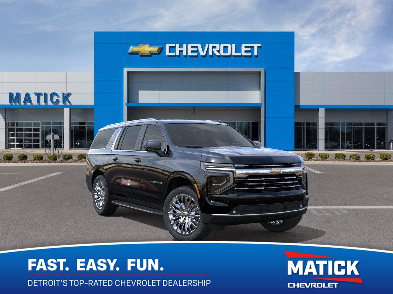 Black 2026 Chevrolet Suburban SUV / Crossover Four-Wheel Drive Automatic