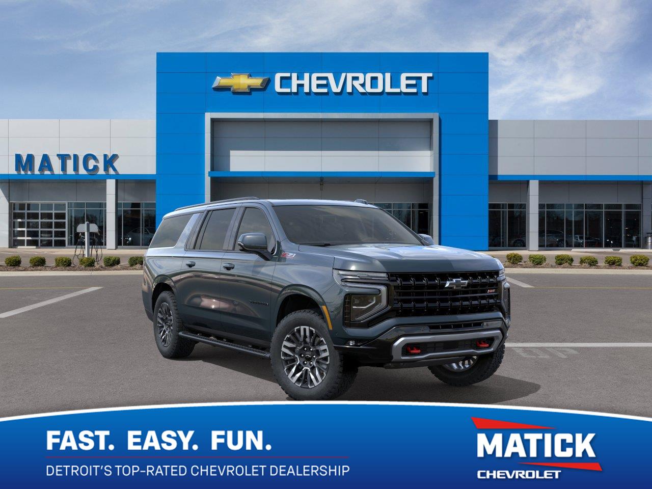 Cypress Gray 2026 Chevrolet Suburban SUV / Crossover Four-Wheel Drive Automatic
