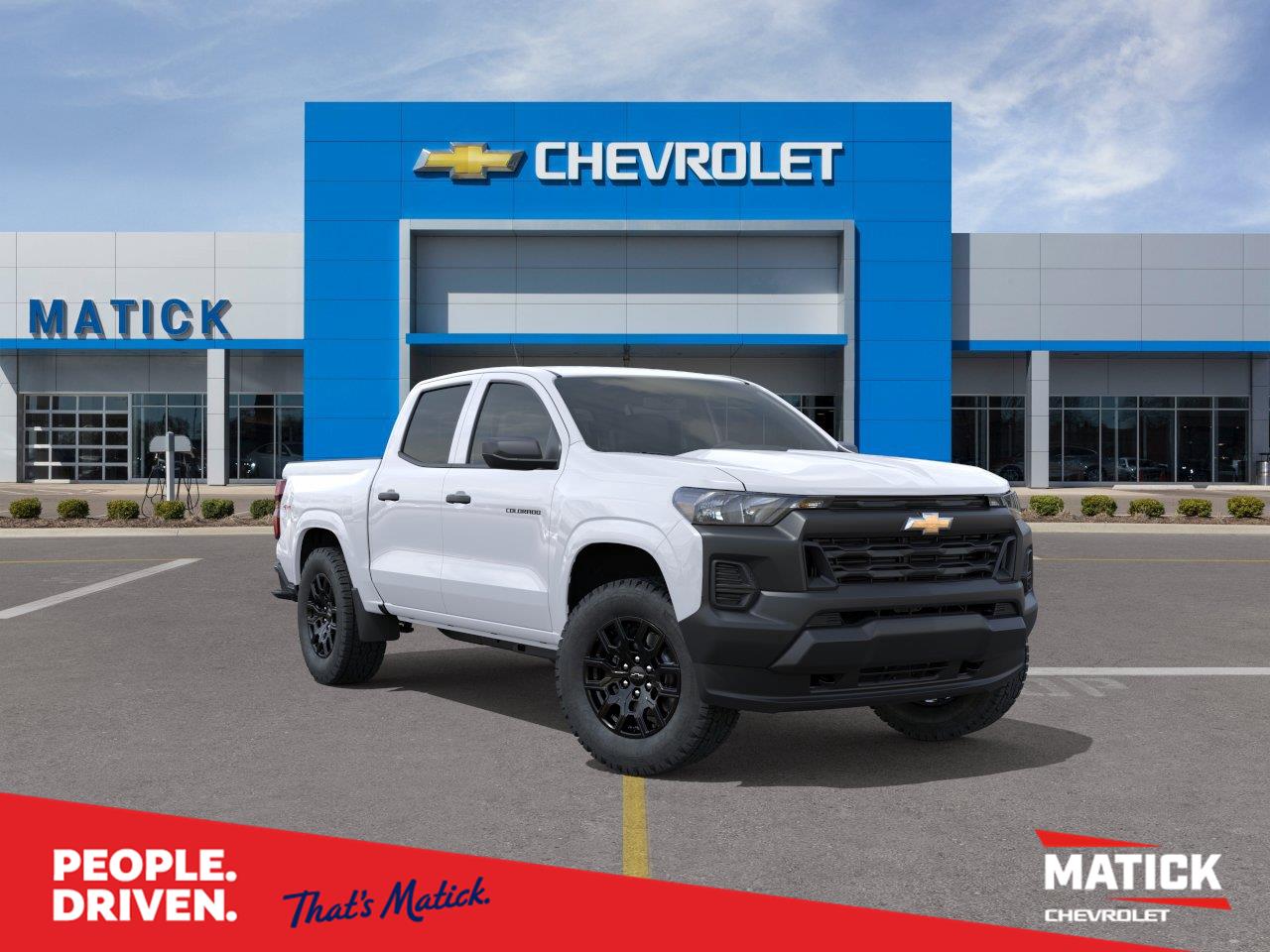 Summit White 2026 Chevrolet Colorado Pickup Truck Four-Wheel Drive 8-Speed Automatic