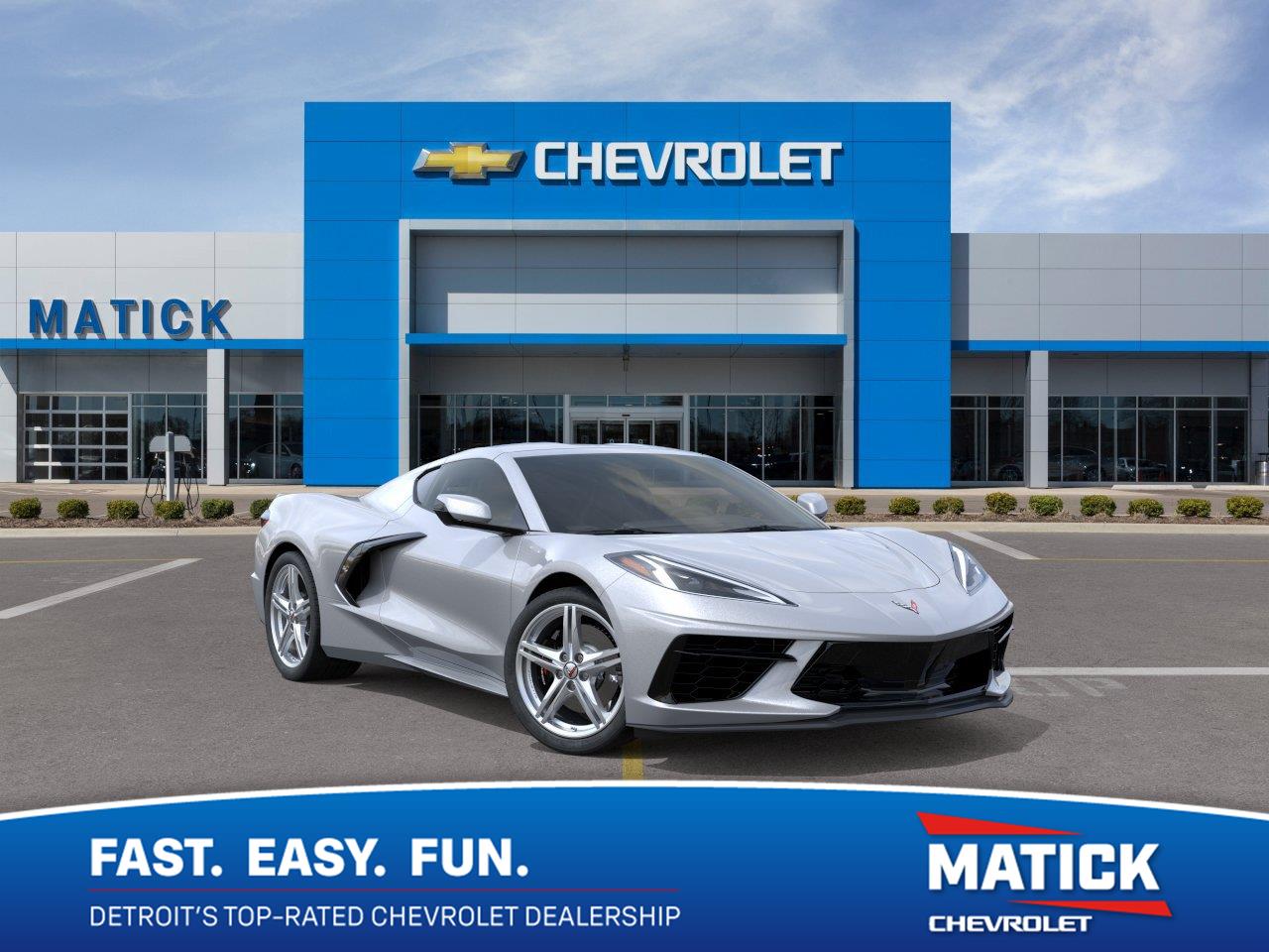 Blade Silver Metallic 2027 Chevrolet Corvette Coupe Rear-Wheel Drive 8-Speed Dual Clutch