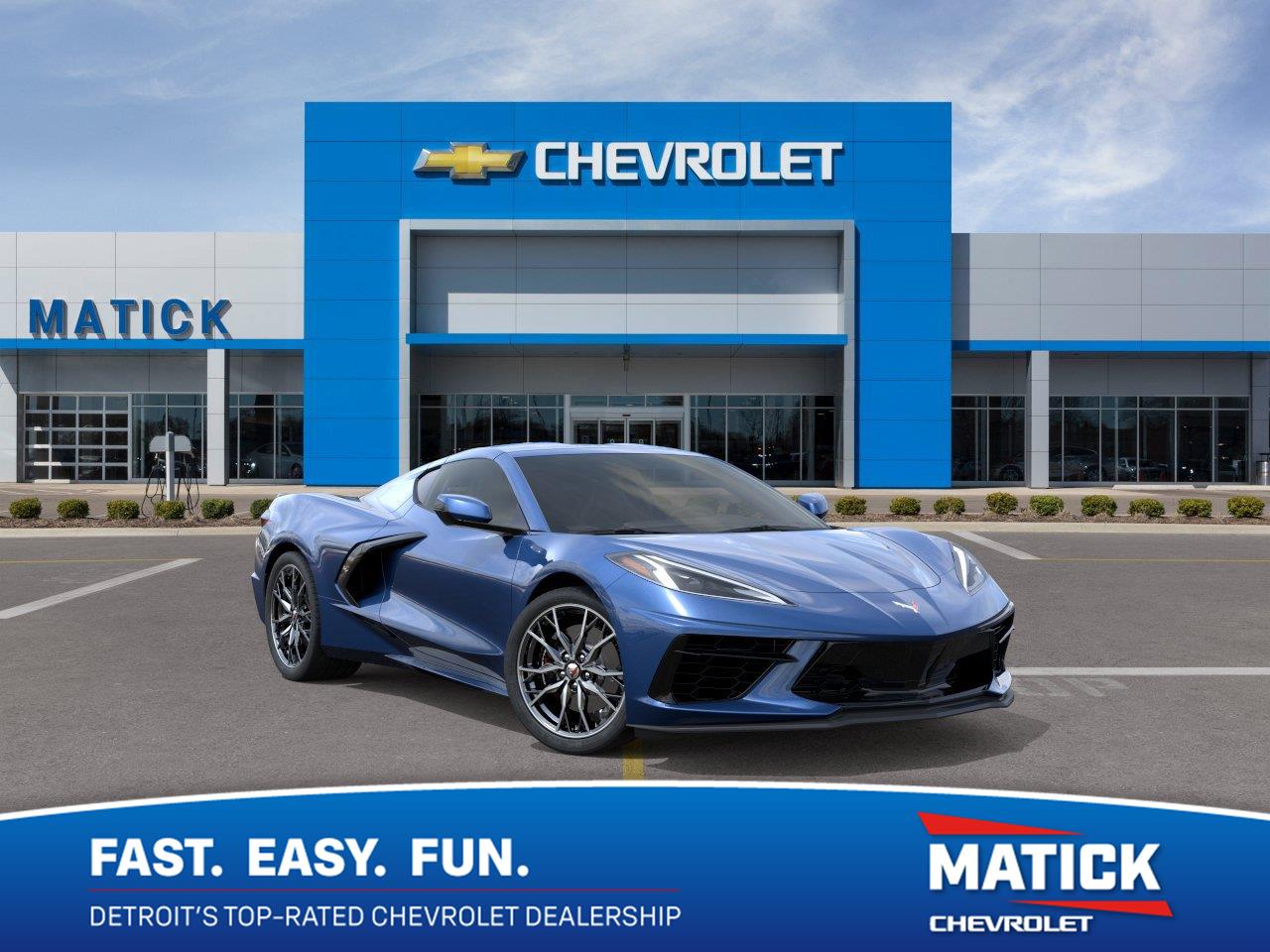 Admiral Blue Metallic 2027 Chevrolet Corvette Coupe Rear-Wheel Drive 8-Speed Dual Clutch