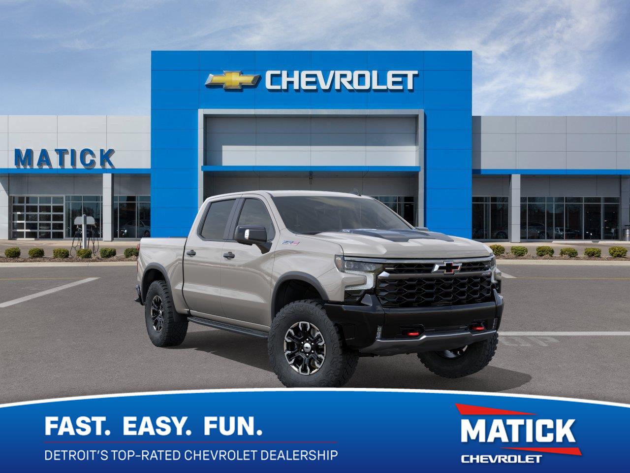 White Sands 2026 Chevrolet Silverado 1500 Pickup Truck Four-Wheel Drive Automatic