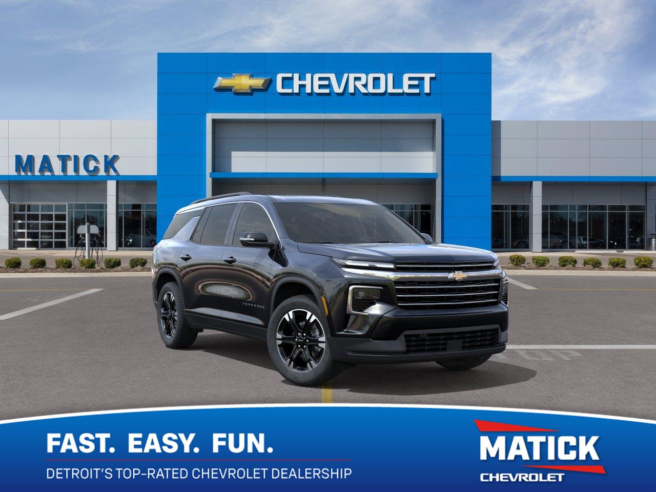 Mosaic Black Metallic 2027 Chevrolet Traverse SUV / Crossover Front-Wheel Drive 8-Speed Automatic