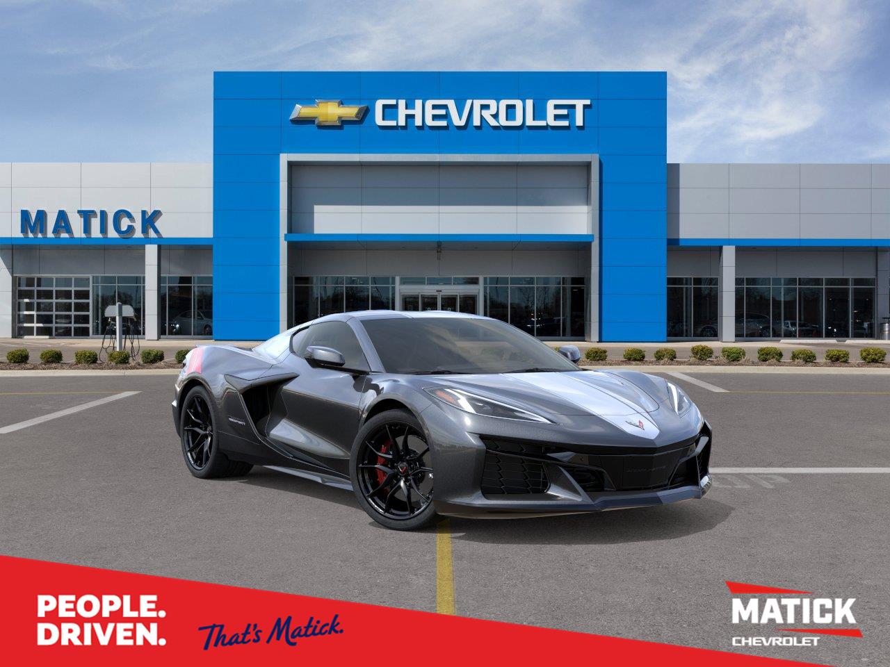 Pitch Gray Metallic 2027 Chevrolet Corvette Coupe Rear-Wheel Drive 8-Speed Dual Clutch