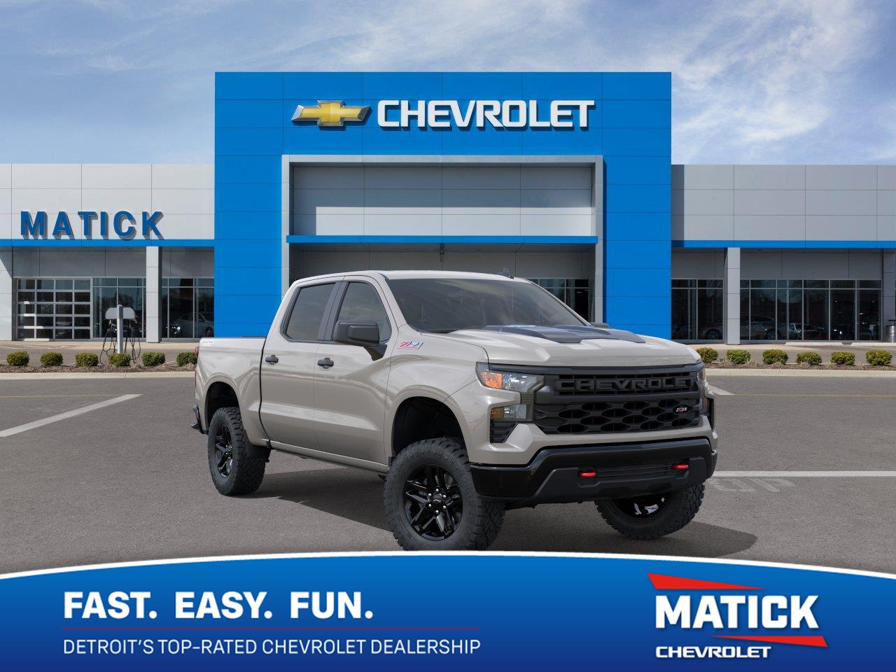 White Sands 2026 Chevrolet Silverado 1500 Pickup Truck Four-Wheel Drive 8-Speed Automatic