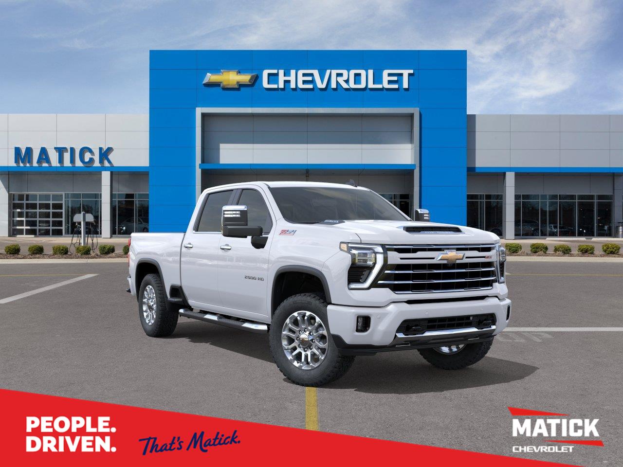 Summit White 2026 Chevrolet Silverado 2500HD Pickup Truck Four-Wheel Drive Automatic