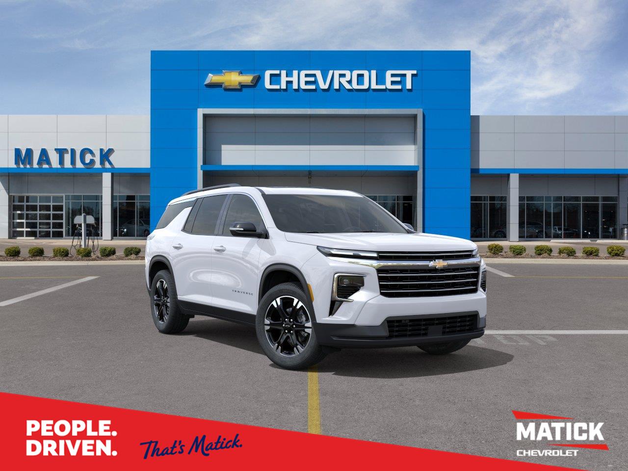 Summit White 2027 Chevrolet Traverse SUV / Crossover Front-Wheel Drive 8-Speed Automatic
